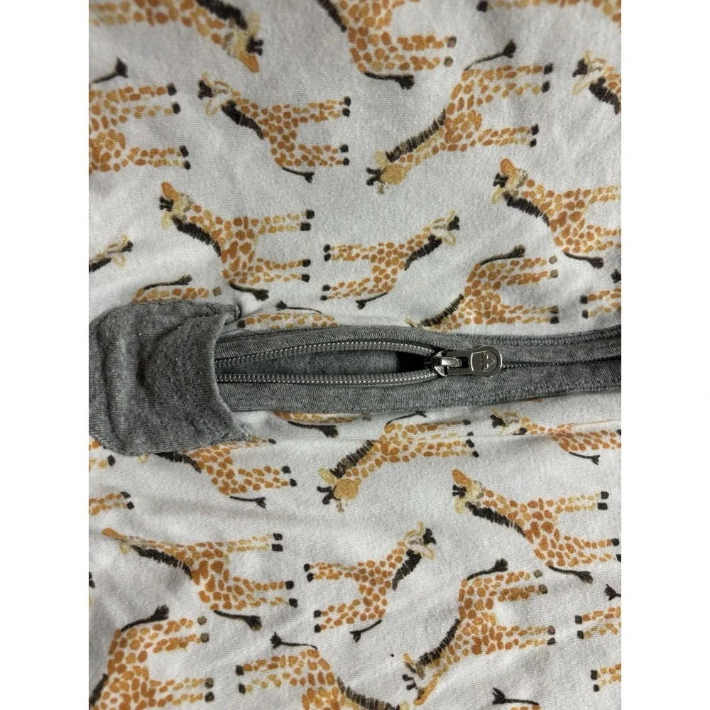Burt's Bees Baby Wearable Blanket Sleep Sack L Giraffe Zipper Beekeeper